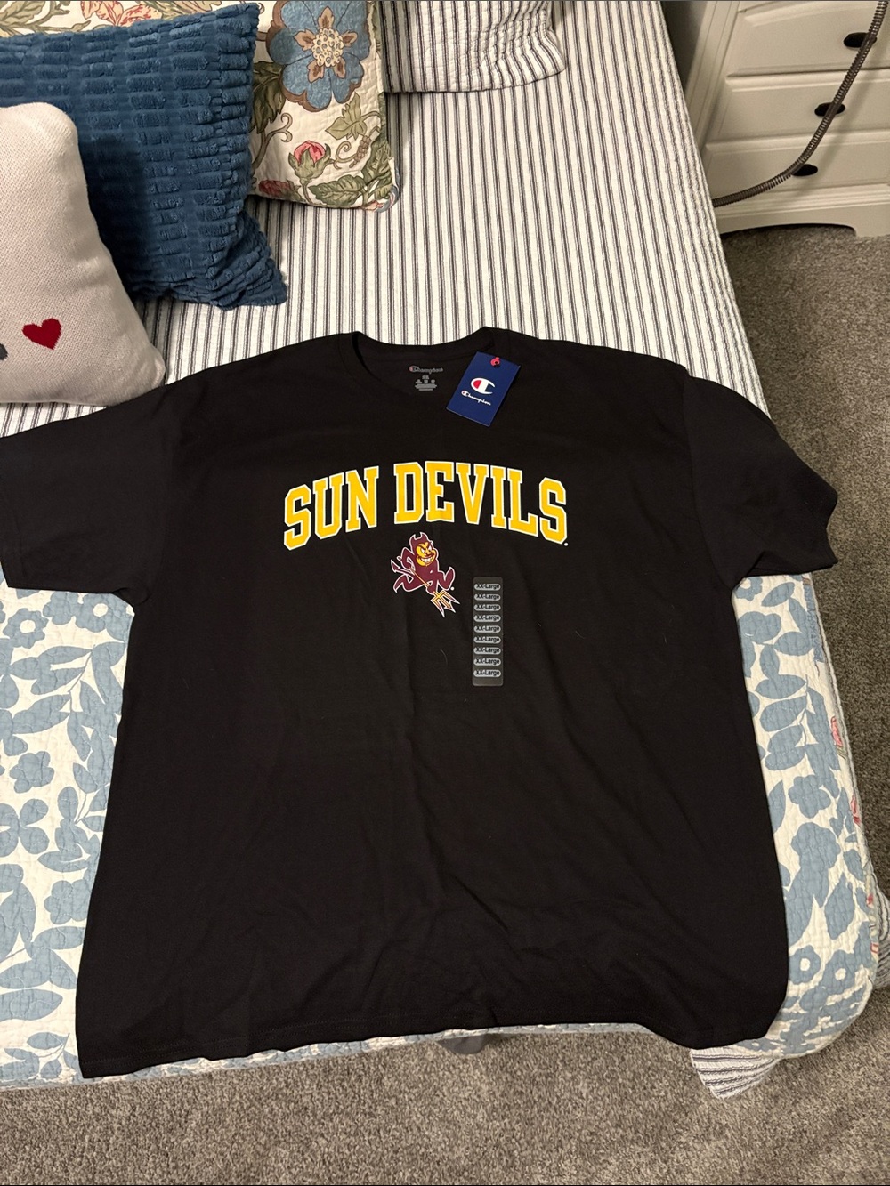 Champion Black Sun Devils Graphic Tee